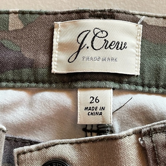 J. Crew camo cargo midnrise skinny army military skinny Pants 26 Gorpcore grunge - Picture 7 of 10